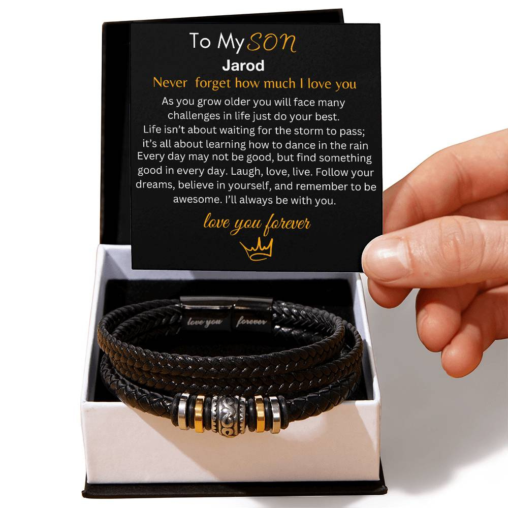 Eternal Love Bracelet: Heartfelt Gift for My Son