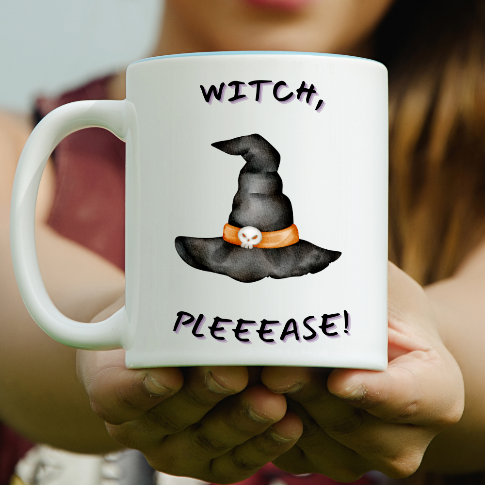 Witch, Please! Fun 11 oz. White Coffee Mug