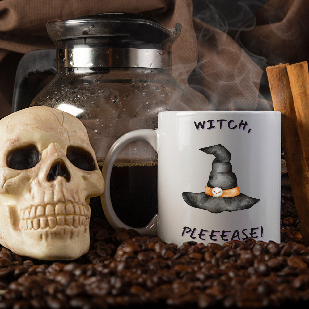 Witch, Please! Fun 11 oz. White Coffee Mug