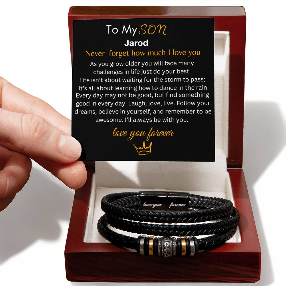 Eternal Love Bracelet: Heartfelt Gift for My Son