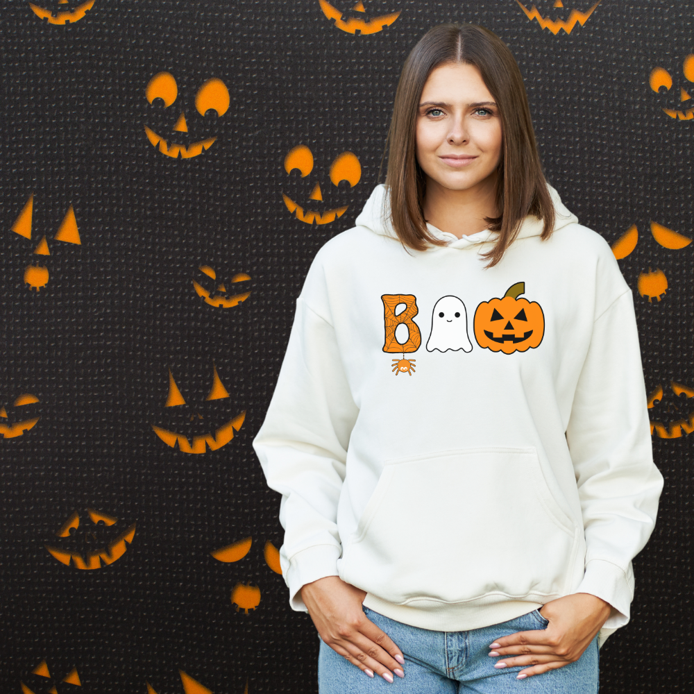 Boo Halloween Design - T-shirt, Sweatshirt, Hoodie