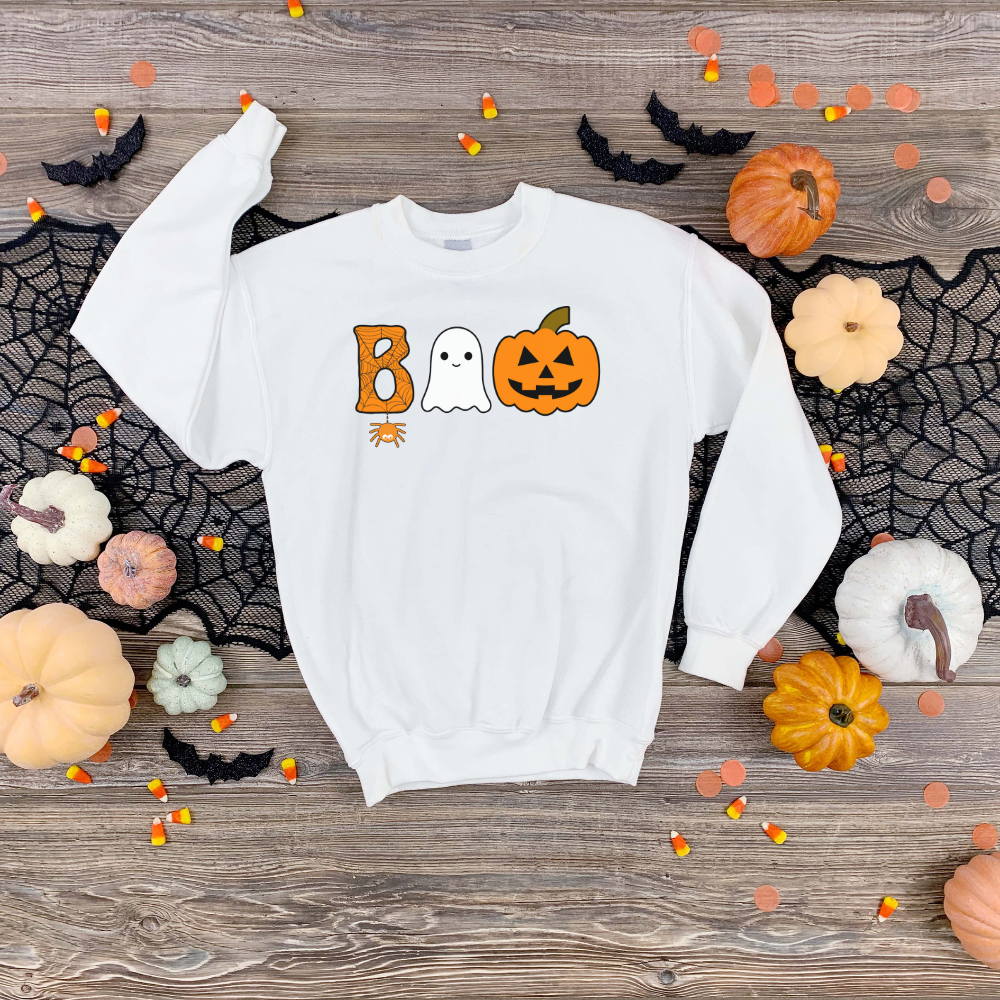 Boo Halloween Design - T-shirt, Sweatshirt, Hoodie