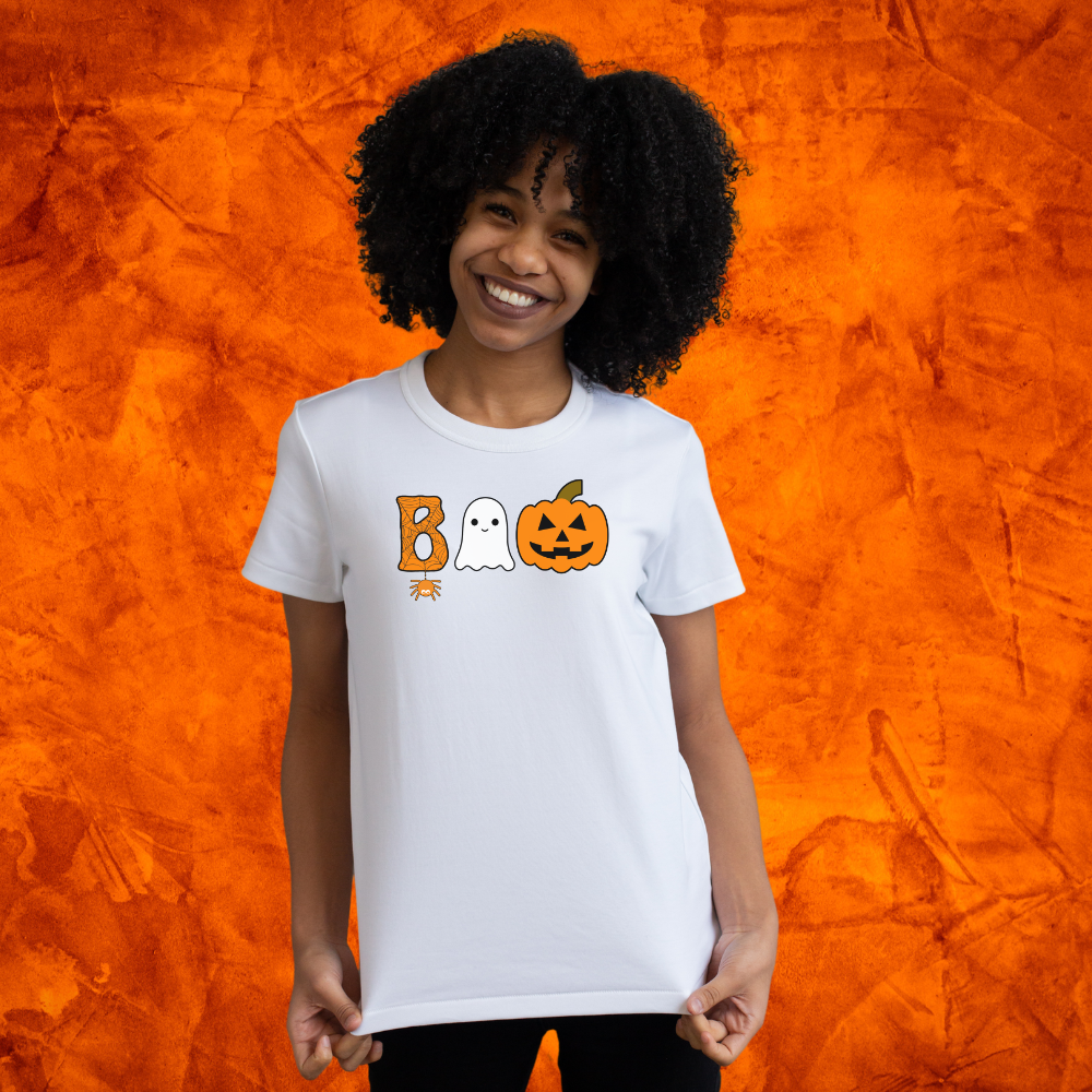 Boo Halloween Design - T-shirt, Sweatshirt, Hoodie