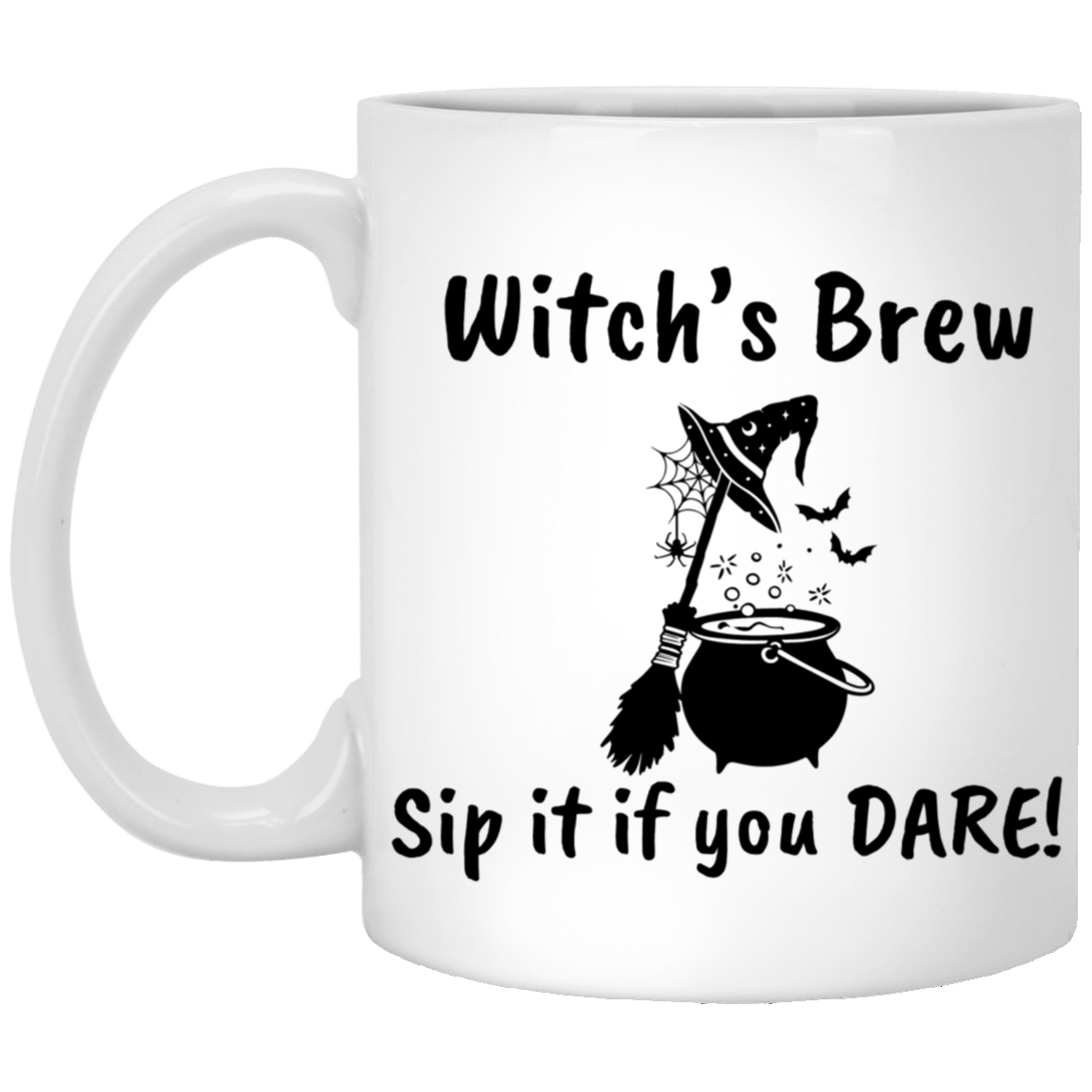 Spellbinding Sips: 11 oz. Witch's Brew White Mug