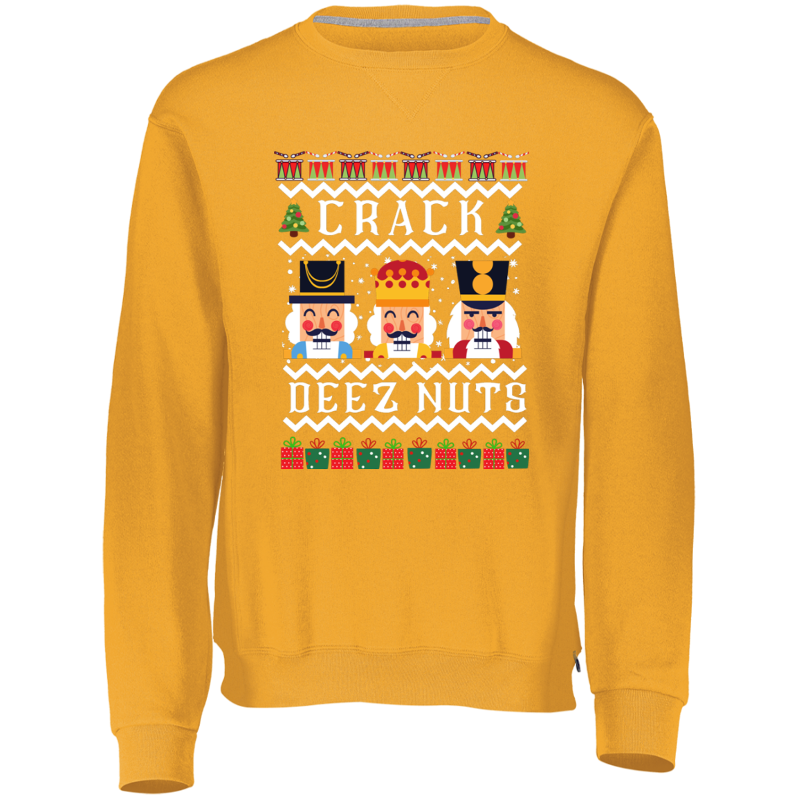 "Crack Deez Nuts" Ugly Christmas Sweater