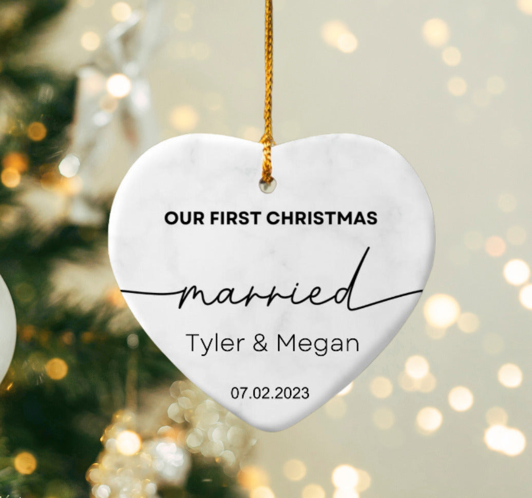 Our First Christmas: A Heartfelt Married Keepsake
