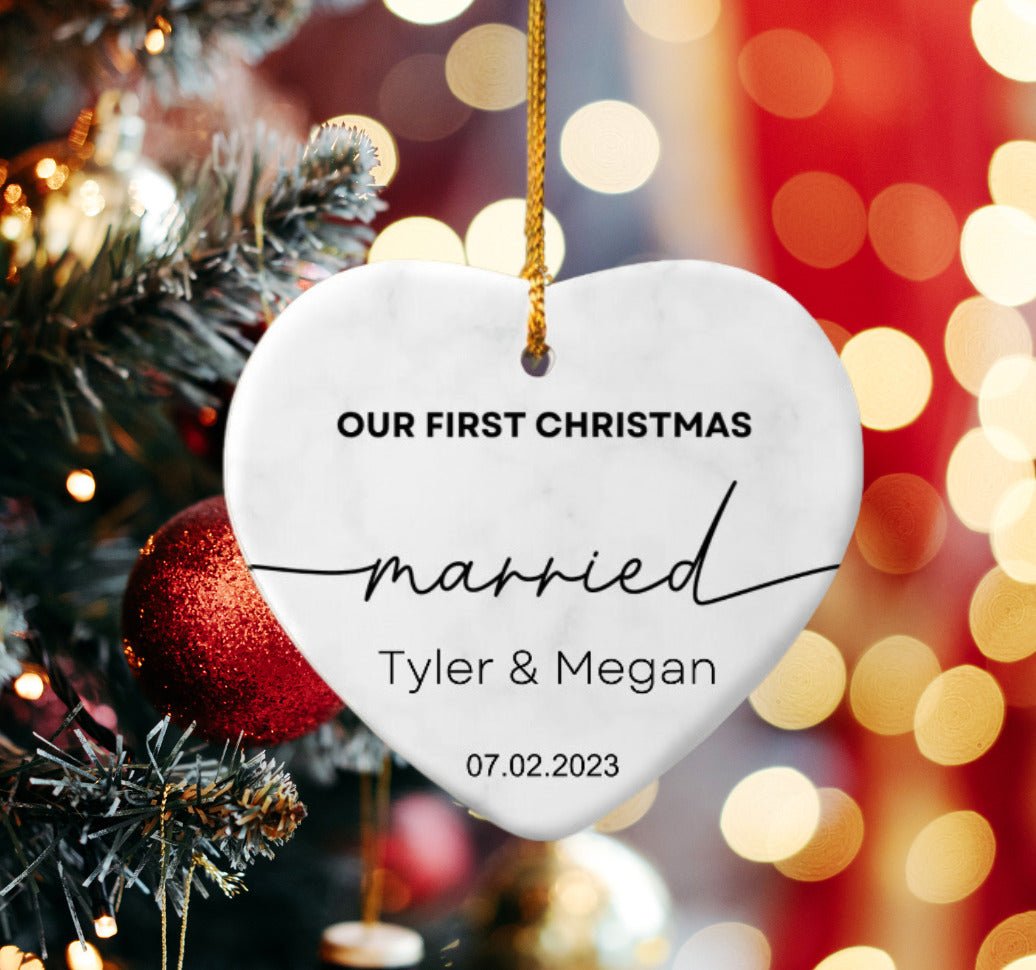 Our First Christmas: A Heartfelt Married Keepsake