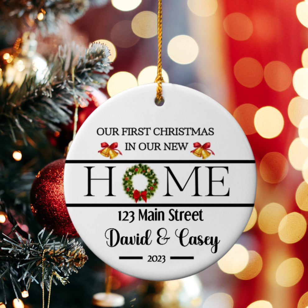 First Christmas in Our New Home: Cherished Memories Ornament