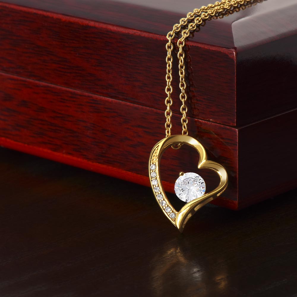 To My Lovely Wife - Forever Love Knot Necklace - Best Life Partner