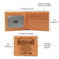 Timeless Love: Elegant Leather Wallet for My Husband