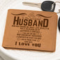 Timeless Love: Elegant Leather Wallet for My Husband