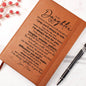 Dream Big: Inspirational Vegan Leather Journal for Your Cherished Daughter