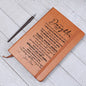 Dream Big: Inspirational Vegan Leather Journal for Your Cherished Daughter