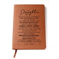 Dream Big: Inspirational Vegan Leather Journal for Your Cherished Daughter