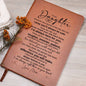 Dream Big: Inspirational Vegan Leather Journal for Your Cherished Daughter