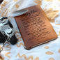 Dream Big: Inspirational Vegan Leather Journal for Your Cherished Daughter
