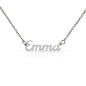 Custom Elegance: Personalized Name Necklace in Stainless Steel or 18K Gold