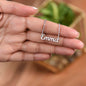 Custom Elegance: Personalized Name Necklace in Stainless Steel or 18K Gold