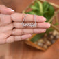Custom Elegance: Personalized Name Necklace in Stainless Steel or 18K Gold