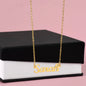 Custom Elegance: Personalized Name Necklace in Stainless Steel or 18K Gold