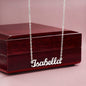 Custom Elegance: Personalized Name Necklace in Stainless Steel or 18K Gold