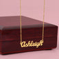 Custom Elegance: Personalized Name Necklace in Stainless Steel or 18K Gold