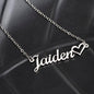 Love in Every Letter: Personalized Heart Name Necklace