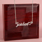 Love in Every Letter: Personalized Heart Name Necklace