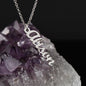 Custom Chic: Personalized Vertical Name Necklace
