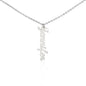 Custom Chic: Personalized Vertical Name Necklace