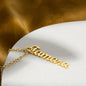 Custom Chic: Personalized Vertical Name Necklace