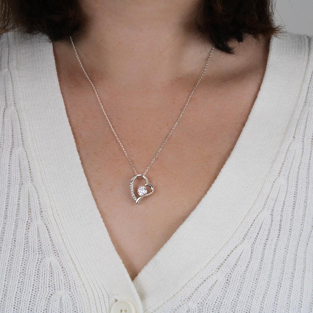 To My Lovely Wife - Forever Love Knot Necklace - Best Life Partner