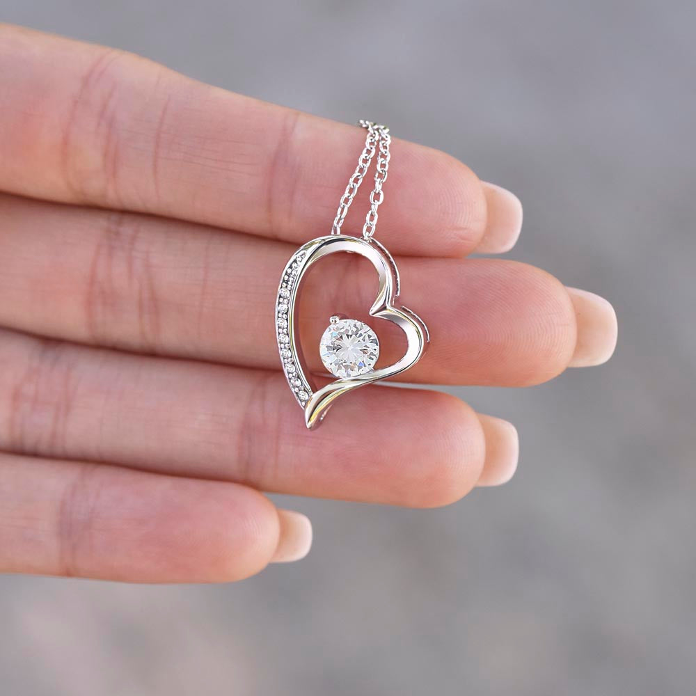 To My Lovely Wife - Forever Love Knot Necklace - Best Life Partner