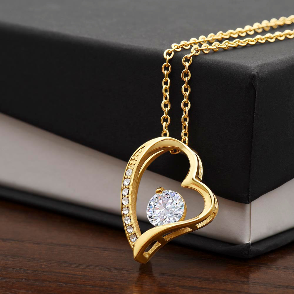 To My Lovely Wife - Forever Love Knot Necklace - Best Life Partner
