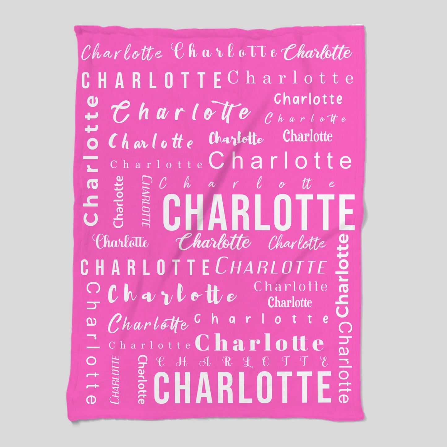 Cuddle Up with a Custom Name Plush Blanket – Perfect Gift for Kids (30x40)