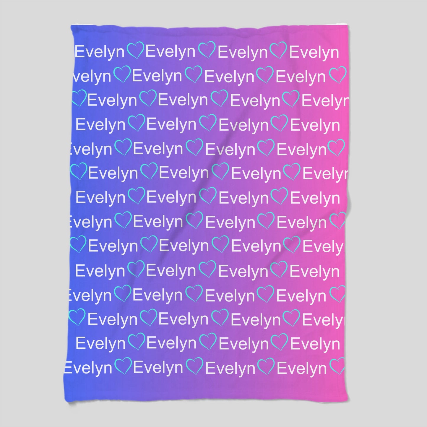 Custom Luxe Plush Fleece Blanket – Their Name in Soft Comfort (30x40)