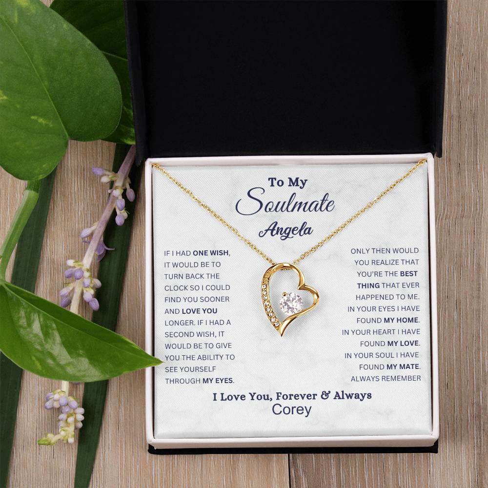 Always in My Heart: Forever Love Necklace for Soulmate