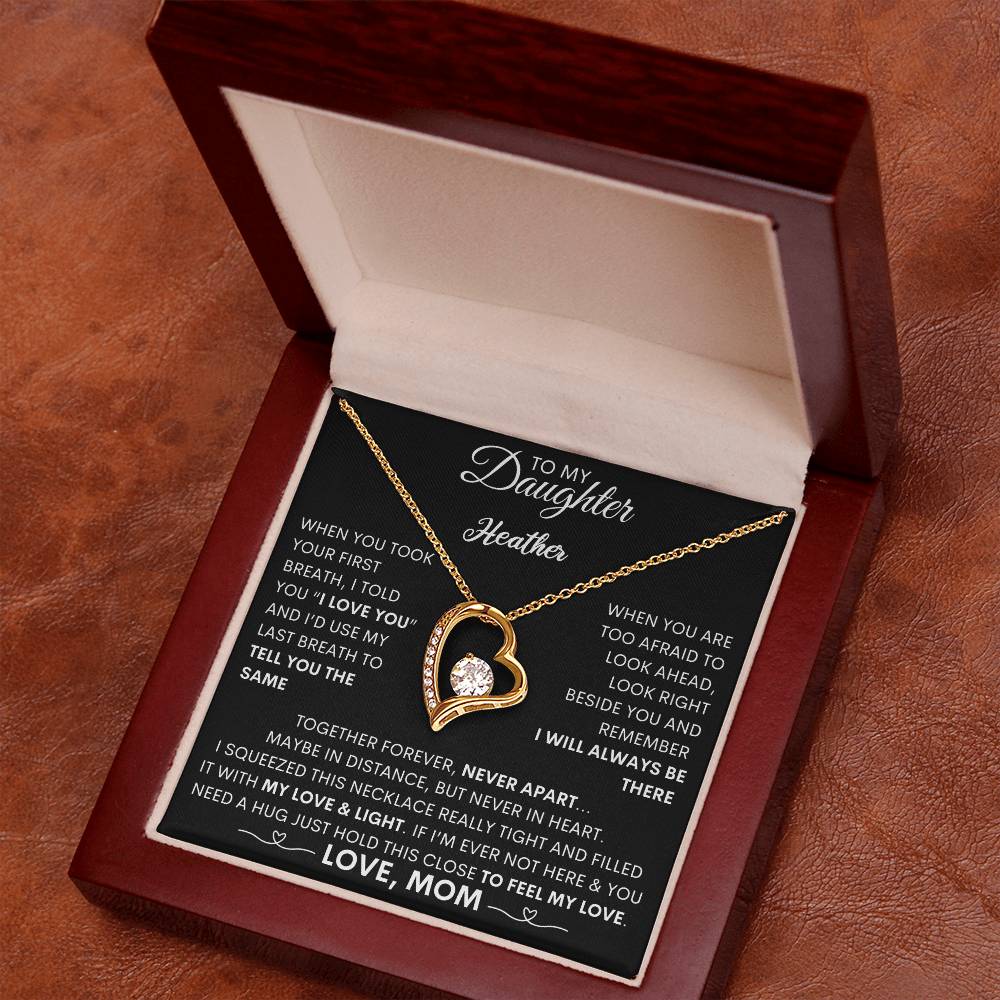 Always in My Heart: Forever Love Necklace for a Cherished Daughter