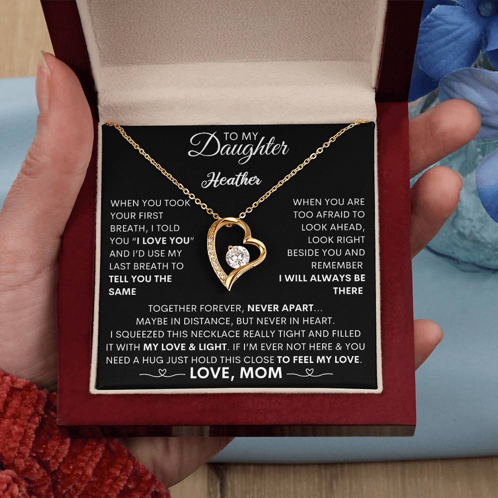 Always in My Heart: Forever Love Necklace for a Cherished Daughter