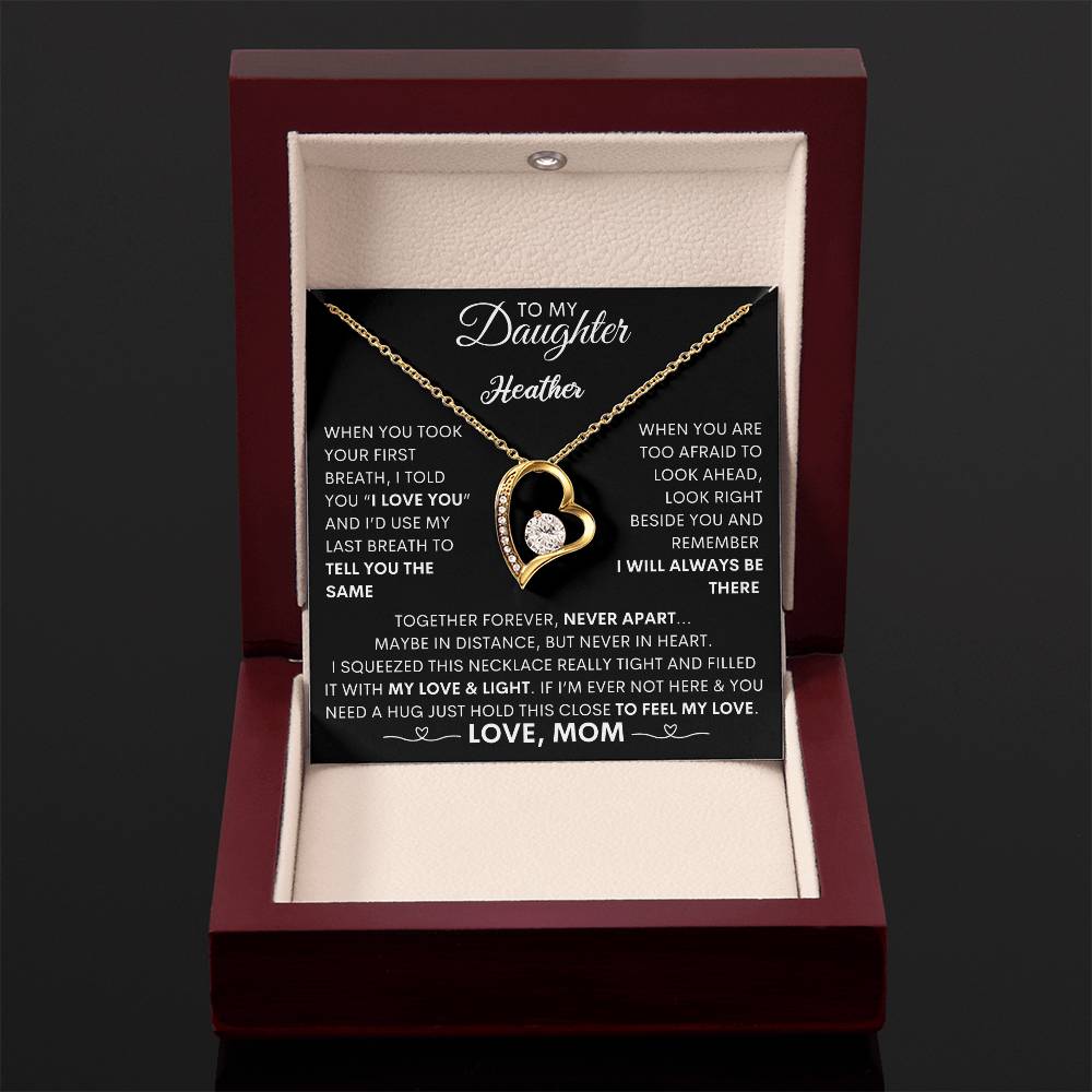 Always in My Heart: Forever Love Necklace for a Cherished Daughter