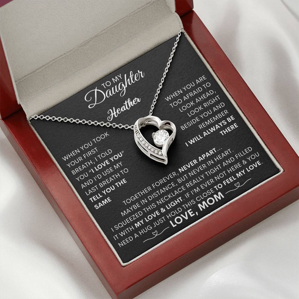 Always in My Heart: Forever Love Necklace for a Cherished Daughter