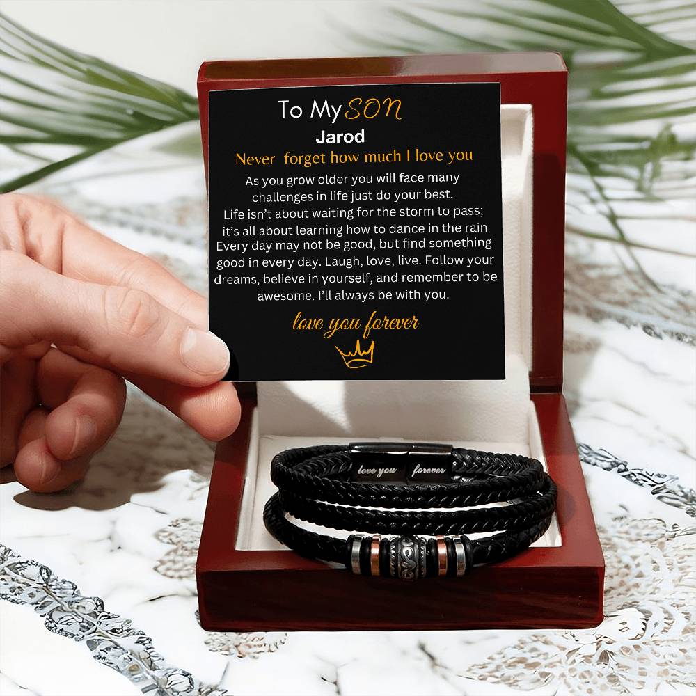 Eternal Love Bracelet: Heartfelt Gift for My Son