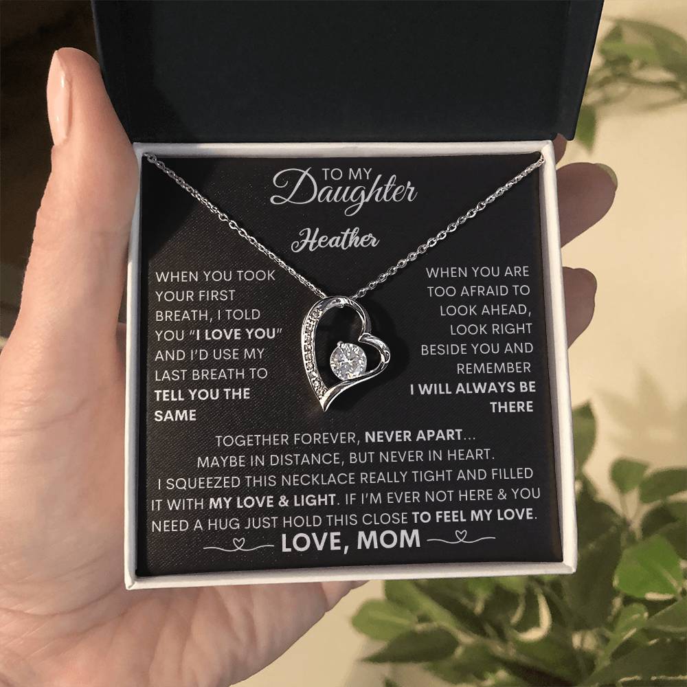 Always in My Heart: Forever Love Necklace for a Cherished Daughter