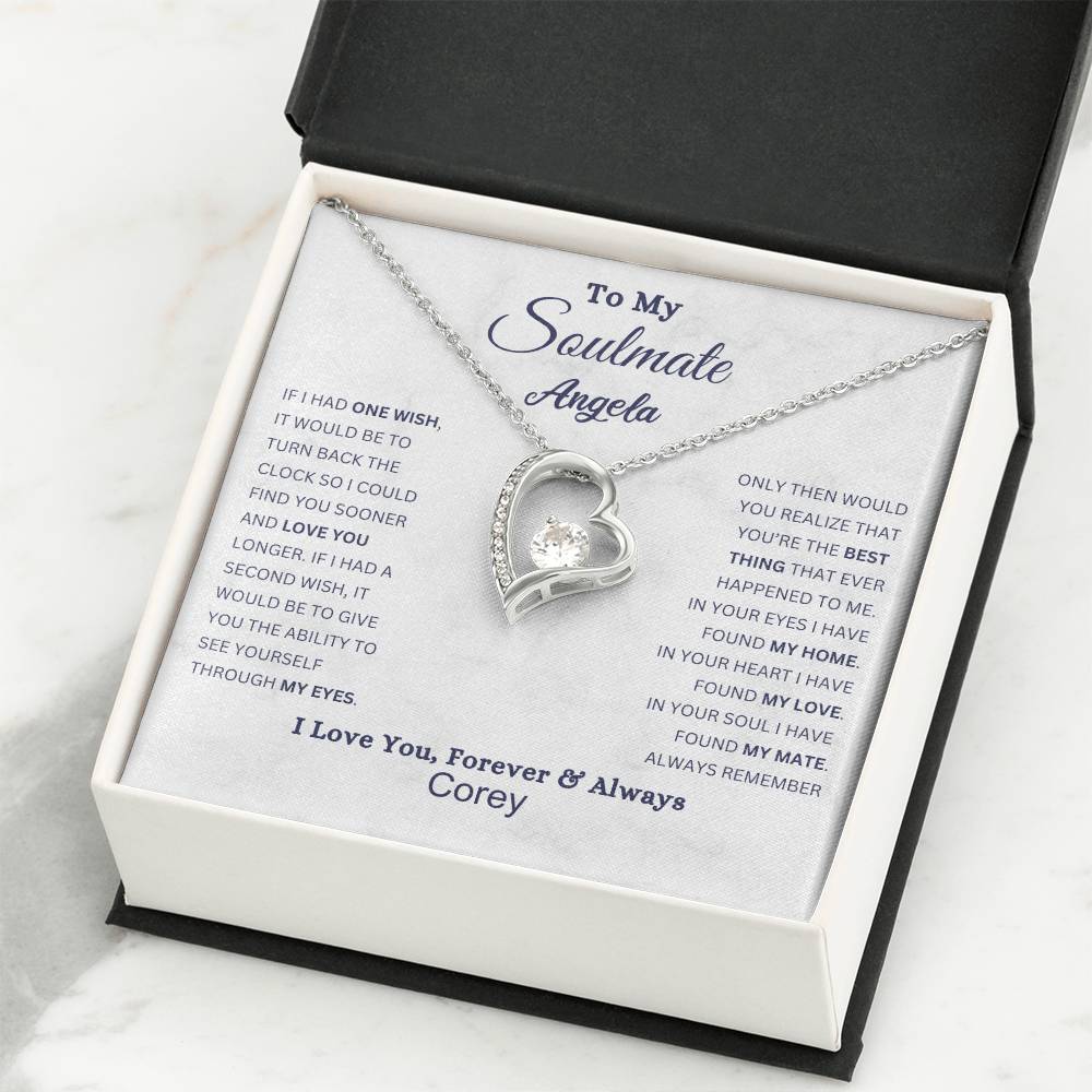 Always in My Heart: Forever Love Necklace for Soulmate