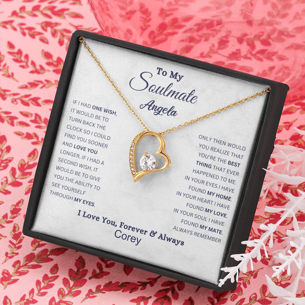 Always in My Heart: Forever Love Necklace for Soulmate