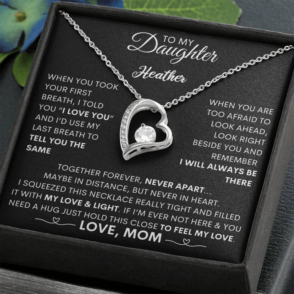 Always in My Heart: Forever Love Necklace for a Cherished Daughter
