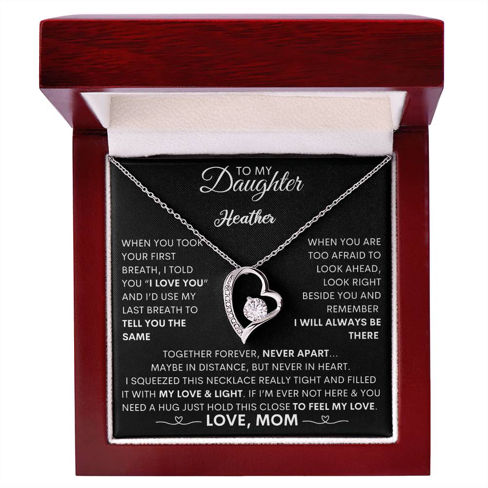 Always in My Heart: Forever Love Necklace for a Cherished Daughter