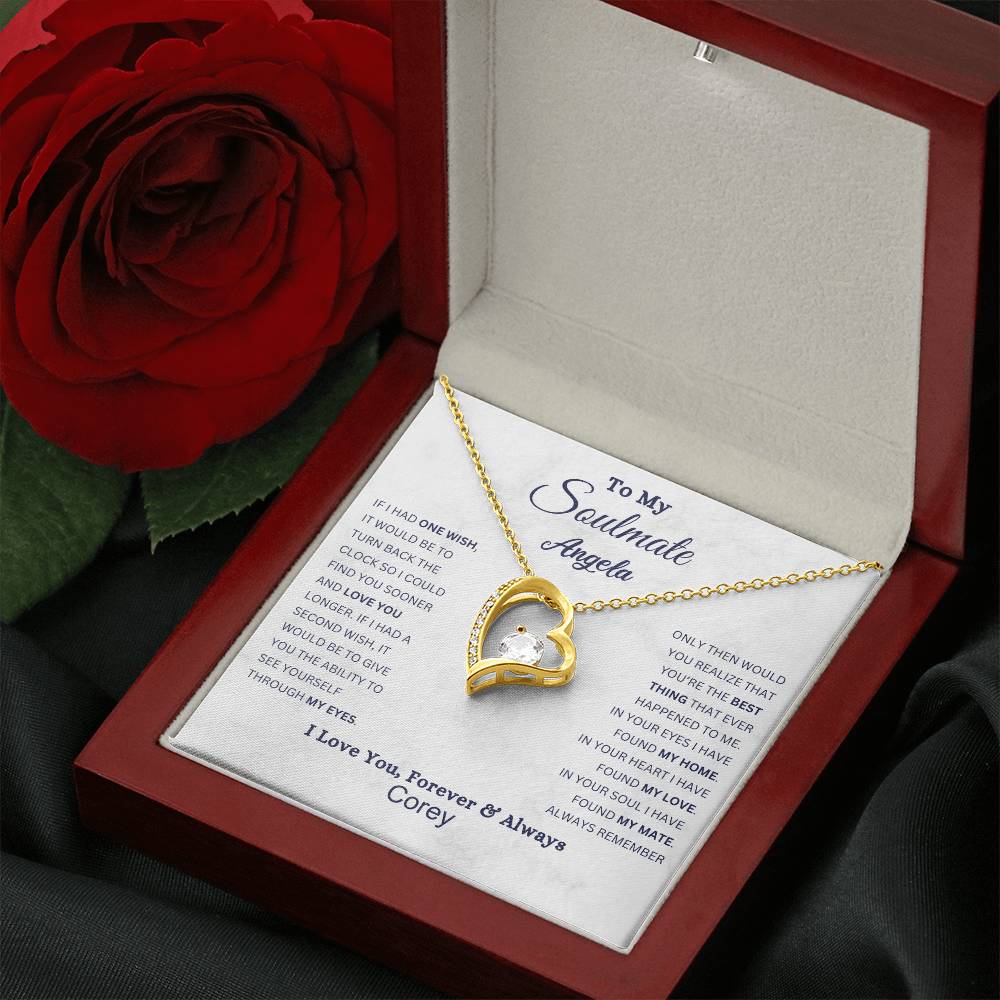 Always in My Heart: Forever Love Necklace for Soulmate
