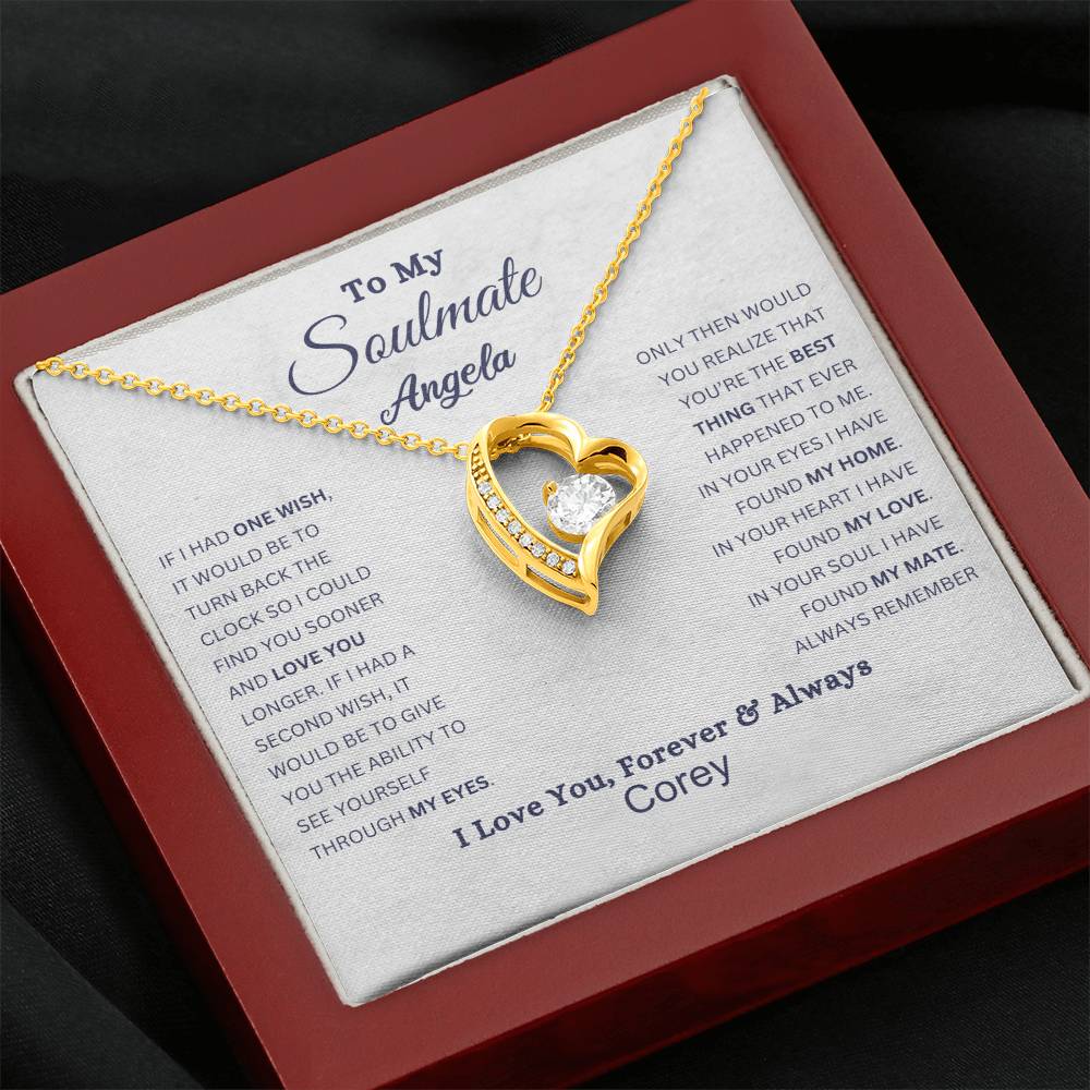Always in My Heart: Forever Love Necklace for Soulmate