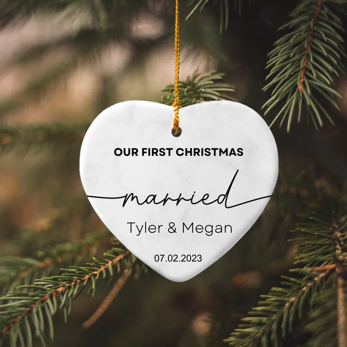 Our First Christmas: A Heartfelt Married Keepsake